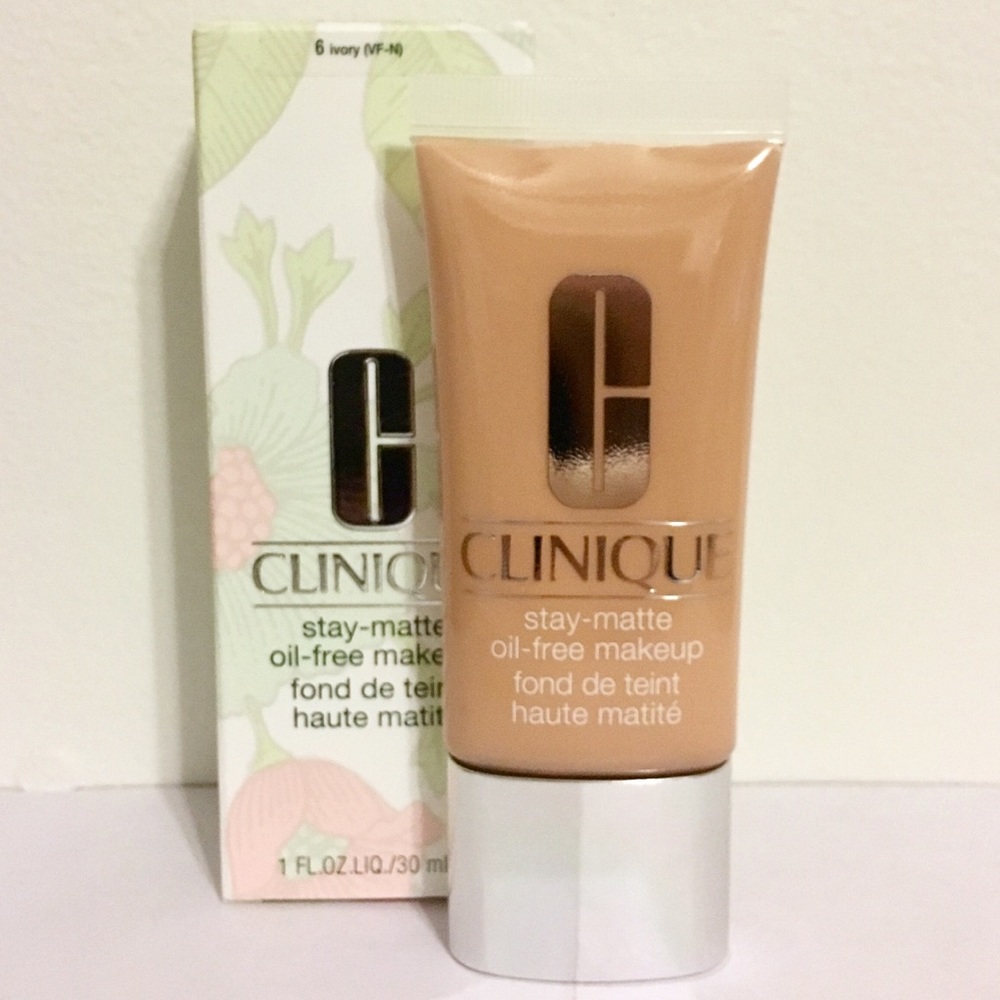 NEW Clinique Stay Matte Foundation Makeup 6 Ivory